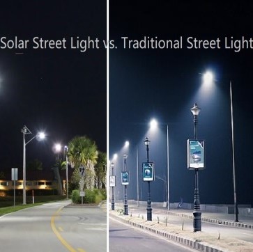 The advantages of solar street lamp compared with ordinary street lamp