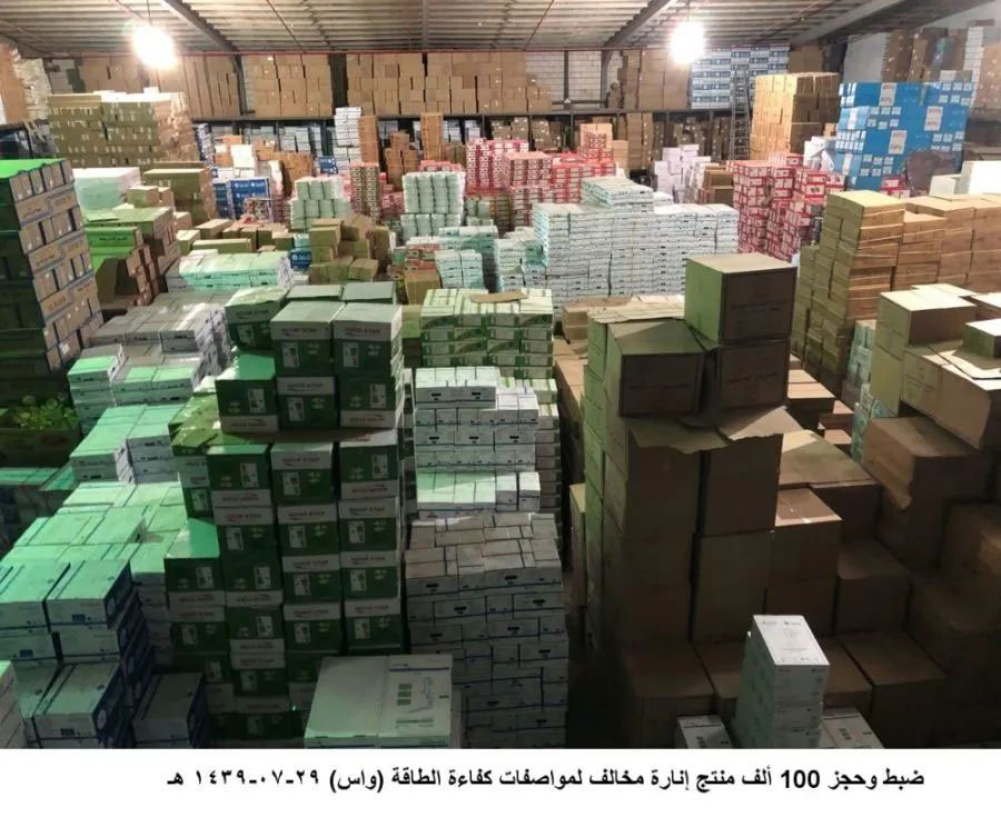 593,000 cases of illegal lighting were investigated in Saudi Arabia